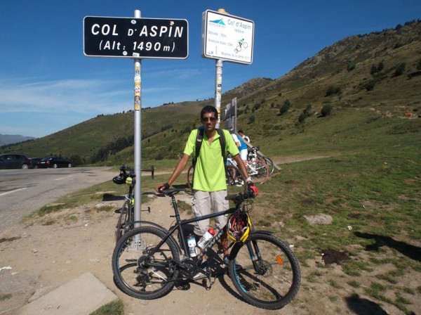 47e ascension du col d'Aspin ! La première pour le VTT, 8e vélo avec lequel je monte en haut.